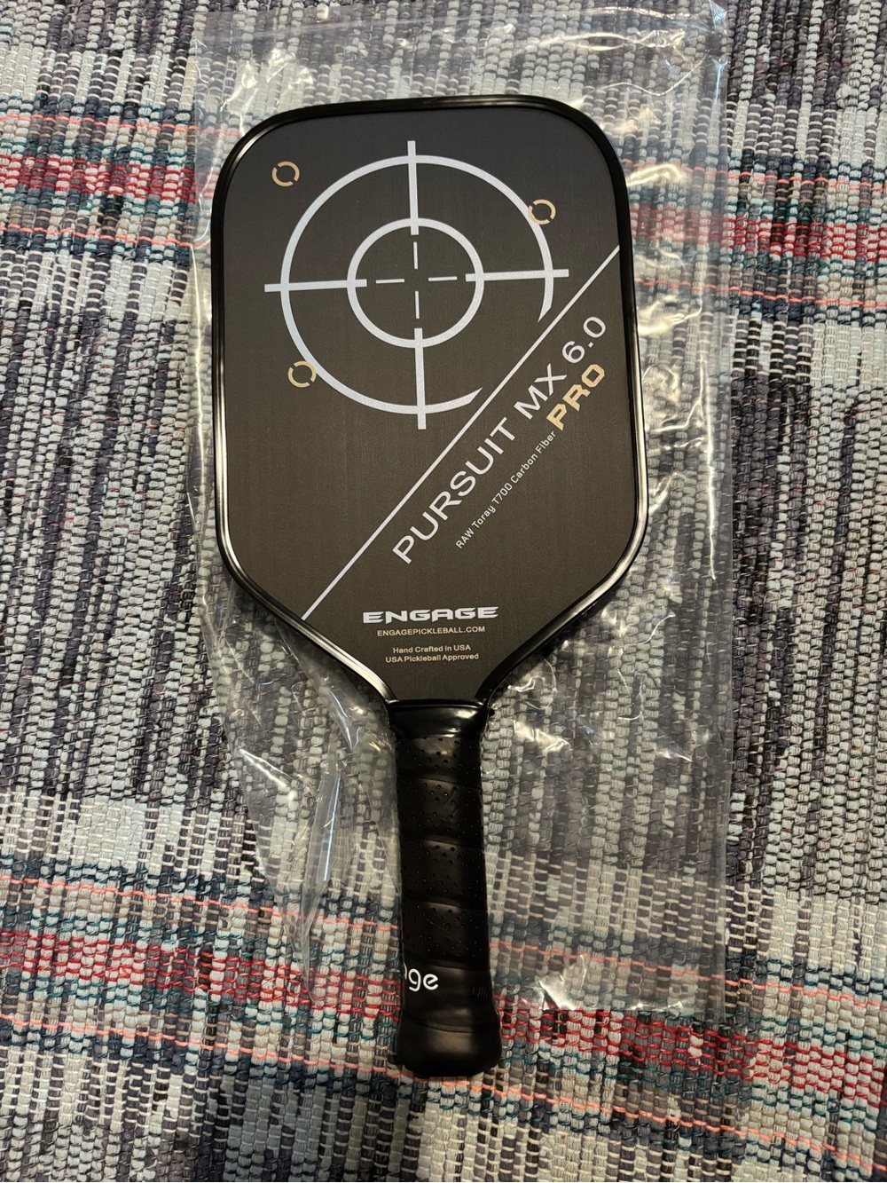 New w/o tags. Engage Pursuit MX 6.0 Pro Pickleball Paddle. 16mm.